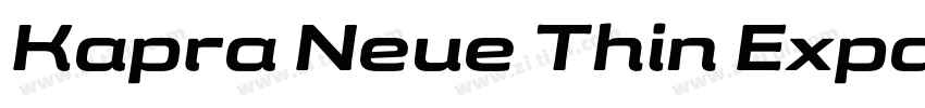 Kapra Neue Thin Expa字体转换